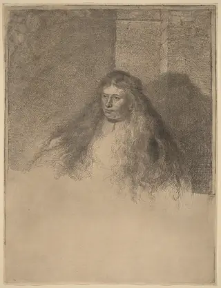 The Great Jewish Bride, by Rembrandt van Rijn, 1635