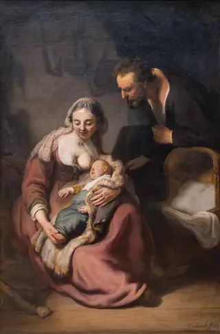 The Holy Family, by Rembrandt van Rijn