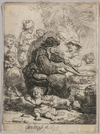 The Pancake Woman, by Rembrandt van Rijn