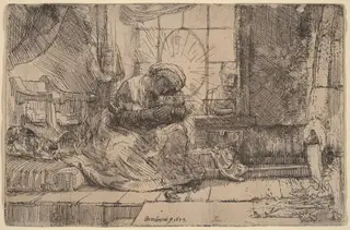The Virgin and Child with the Cat and Snake