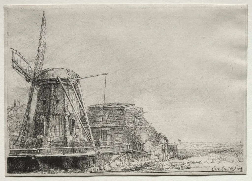 The Windmill, by Rembrandt van Rijn, 1641