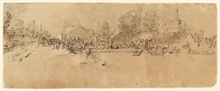 View of Diemen, by Rembrandt van Rijn