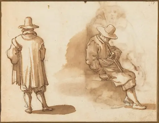Two Studies of a Man, by Remigio Cantagallina