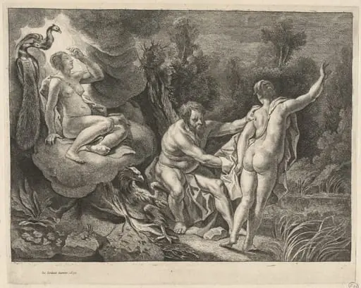 Juno Surprising Jupiter and Io, by Remoldus Eynhoudts