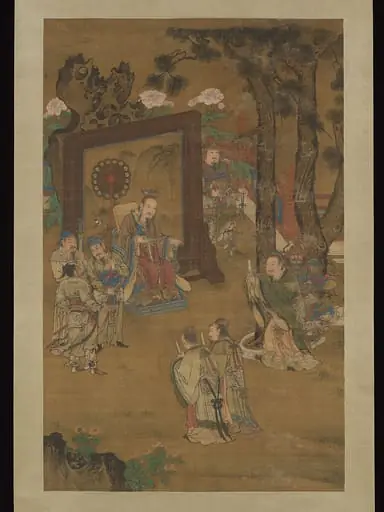 明  劉俊  納諫圖  軸|Remonstrating with the emperor