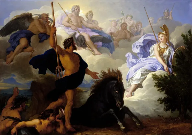 Dispute between Minerva and Neptune over the Naming of the City of Athens