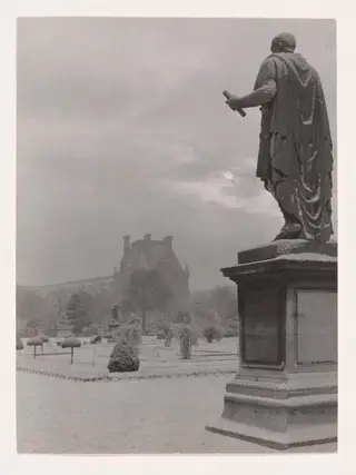 Snowy Gardens and Sculpture