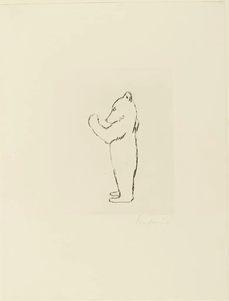 Untitled, by Renée Sintenis, ink, 1936