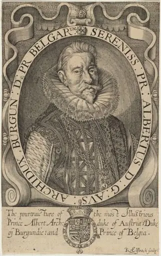 Albert, Archduke of Austria, by Renold Elstrack