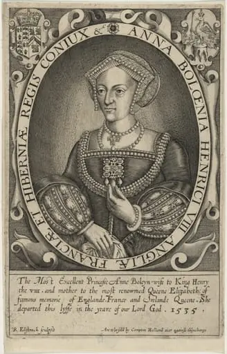 Anne Boleyn, by Renold Elstrack