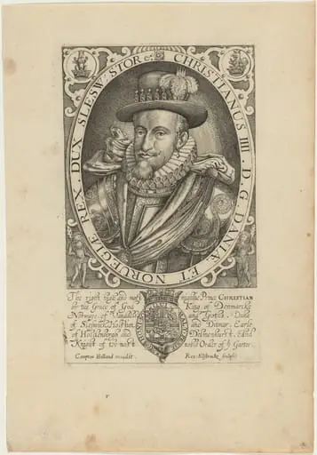 Christian IV of Denmark, by Renold Elstrack