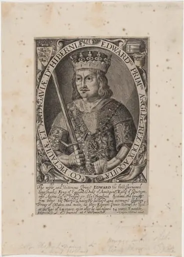 Edward I of England, by Renold Elstrack