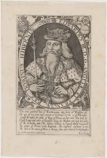 Edward III of England, by Renold Elstrack