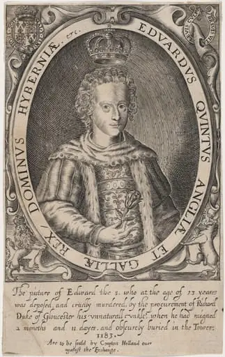 Edward V of England, by Renold Elstrack
