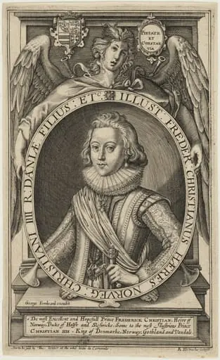 Frederick Christian of Denmark, by Renold Elstrack