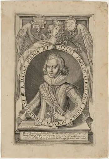 Frederick Christian of Denmark, by Renold Elstrack