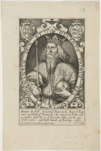 Henry I of England, by Renold Elstrack
