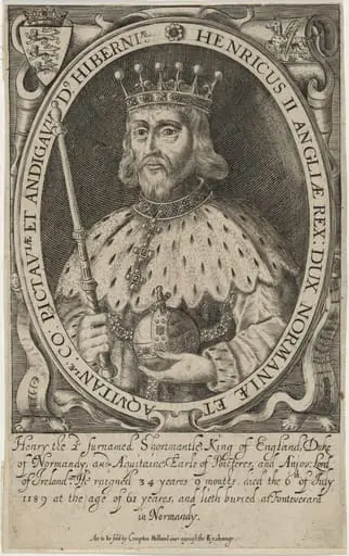 Henry II of England, by Renold Elstrack
