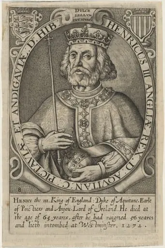 Henry III of England, by Renold Elstrack