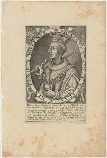Henry V of England, by Renold Elstrack