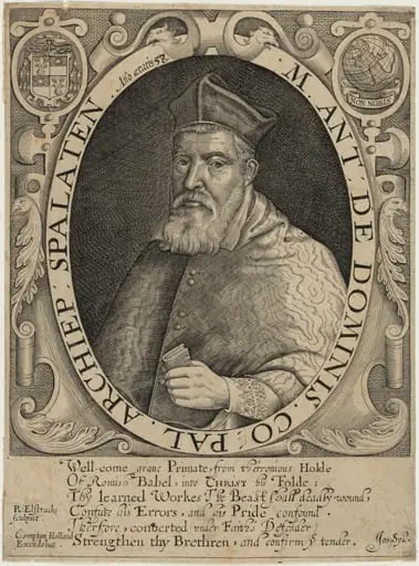 Marc Antonis De Dominis, by Renold Elstrack