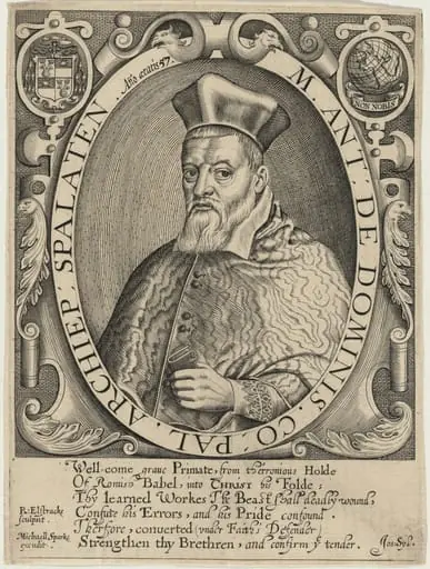 Marc Antonis De Dominis, by Renold Elstrack