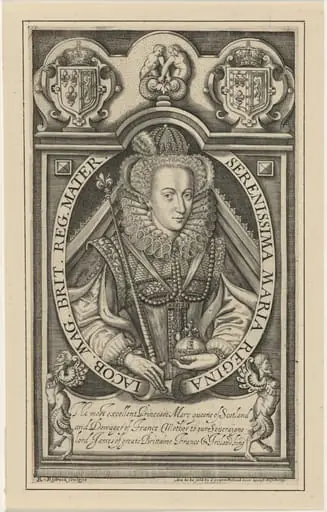 Mary, Queen of Scots, by Renold Elstrack