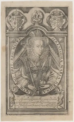 Mary, Queen of Scots, by Renold Elstrack