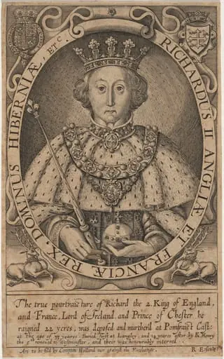Richard II of England, by Renold Elstrack