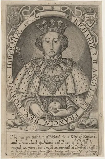 Richard II of England, by Renold Elstrack
