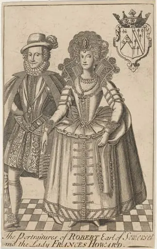 The Portraitures of Robert, Earl of Somerset and Lady Frances Howard, by Renold Elstrack