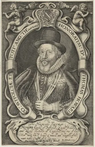 Thomas Howard, First Earl of Suffolk, by Renold Elstrack