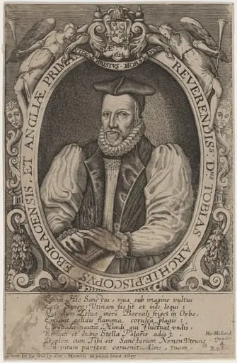 Tobias Matthew, Archbishop of York, by Renold Elstrack