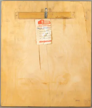 Reproducere pe lemn, reprezentând pe Taras Sevcenko (1814-1861), poetul național al Ucrainei, Moscova, 1985, by Unknown