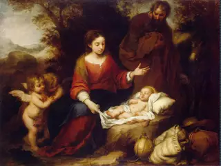 Rest on the Flight into Egypt, by Bartolomé Esteban Murillo