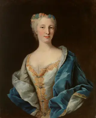 Retrato de dama, by Charles Joseph Flipart