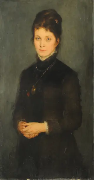 Retrato de señora, by Friedrich August von Kaulbach