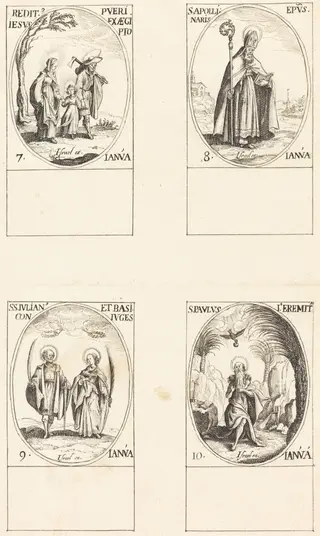 Return from Egypt; St. Apollinaire; St. Julian and Basilissa; St. Paul the Hermit