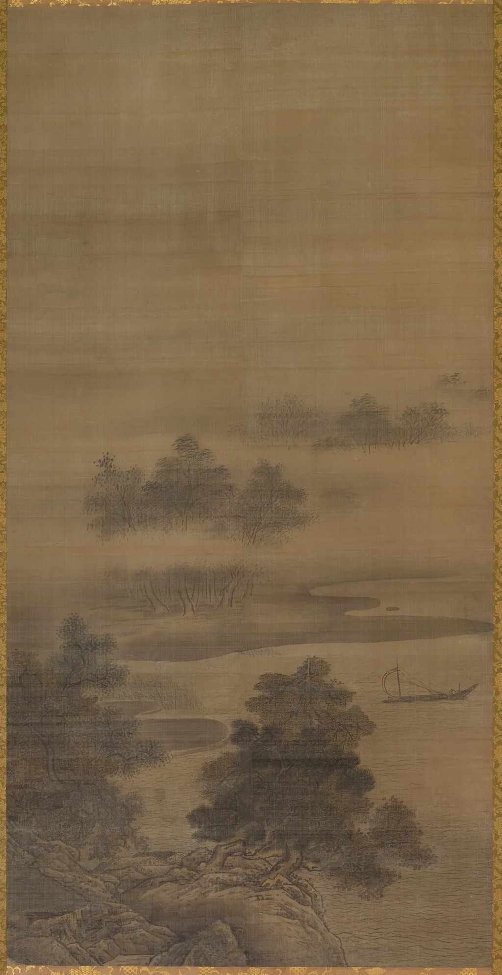 Returning Sails off a Distant Shore, from Eight Views of Xiao-Xiang, unspecified, 1600