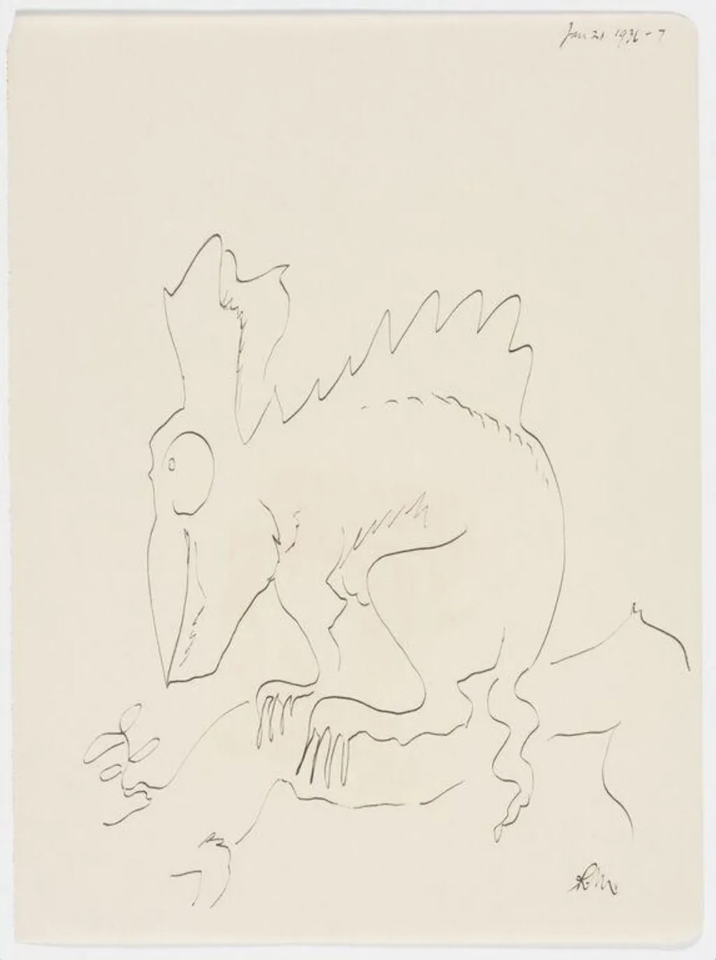 A Small Monster, by Reuben Mednikoff, 1936