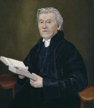 Reverend Ammi Ruhamah Robbins, by Reuben Moulthrop, 1812