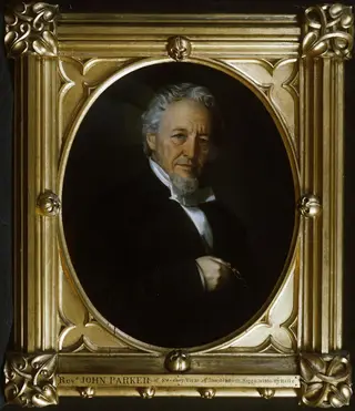 Revd.John Parker of Sweeney Hall, by Charles Edward Hallé