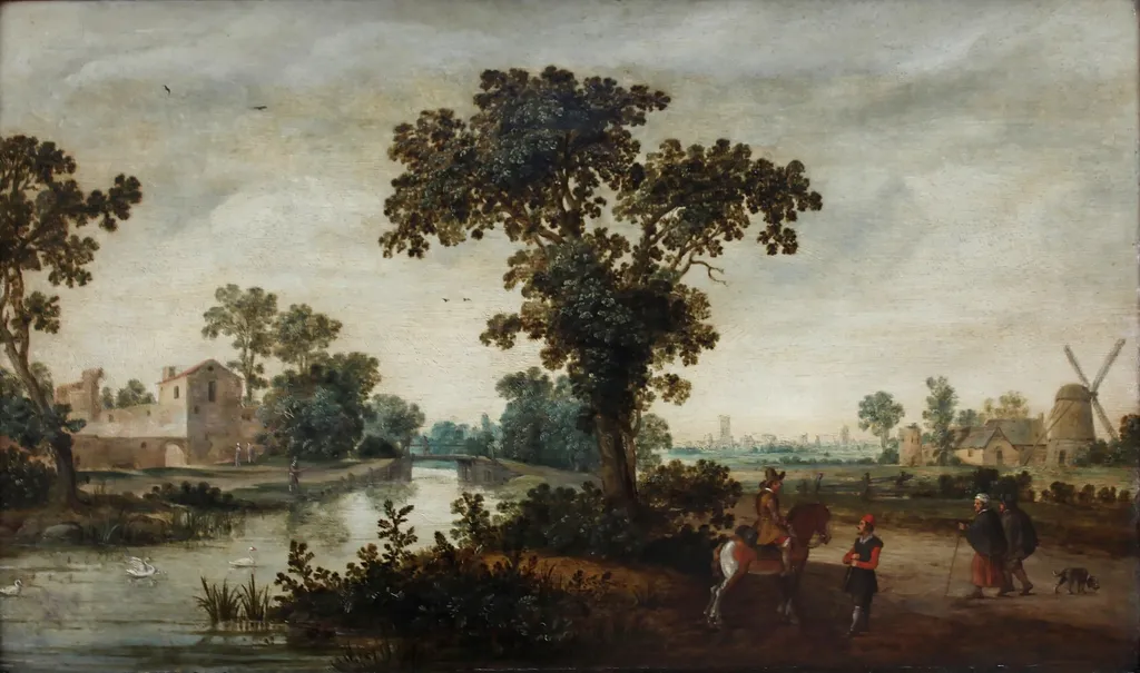 River landscape, by Reyer Claesz Suycker, unspecified, 1631