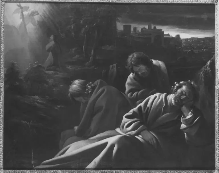 Christus und die Apostel am Ölberg, by Reyer van Blommendael