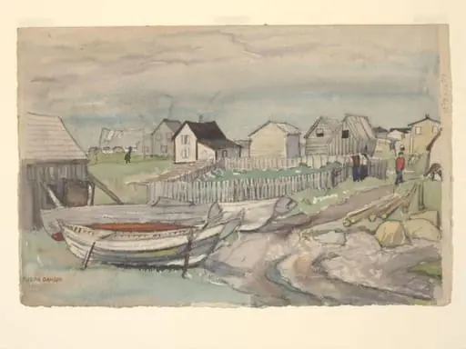 A Newfoundland Village, by Rhoda Bickerdike