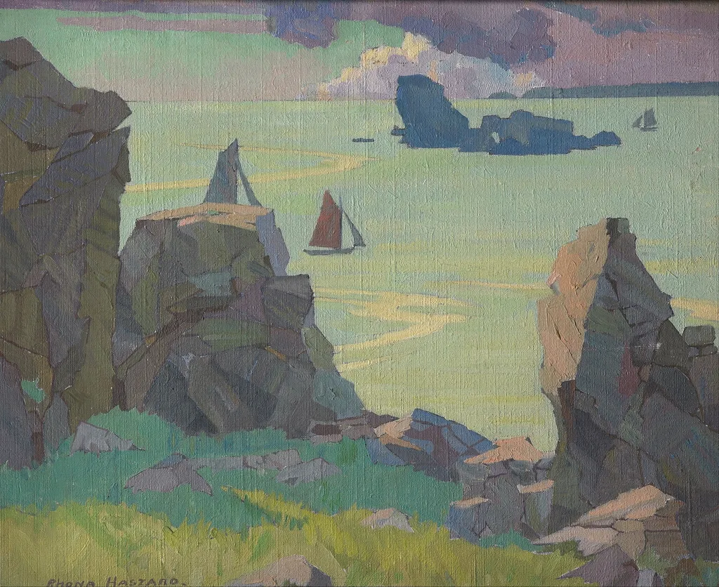 Finistère, by Rhona Haszard, oil, 1926
