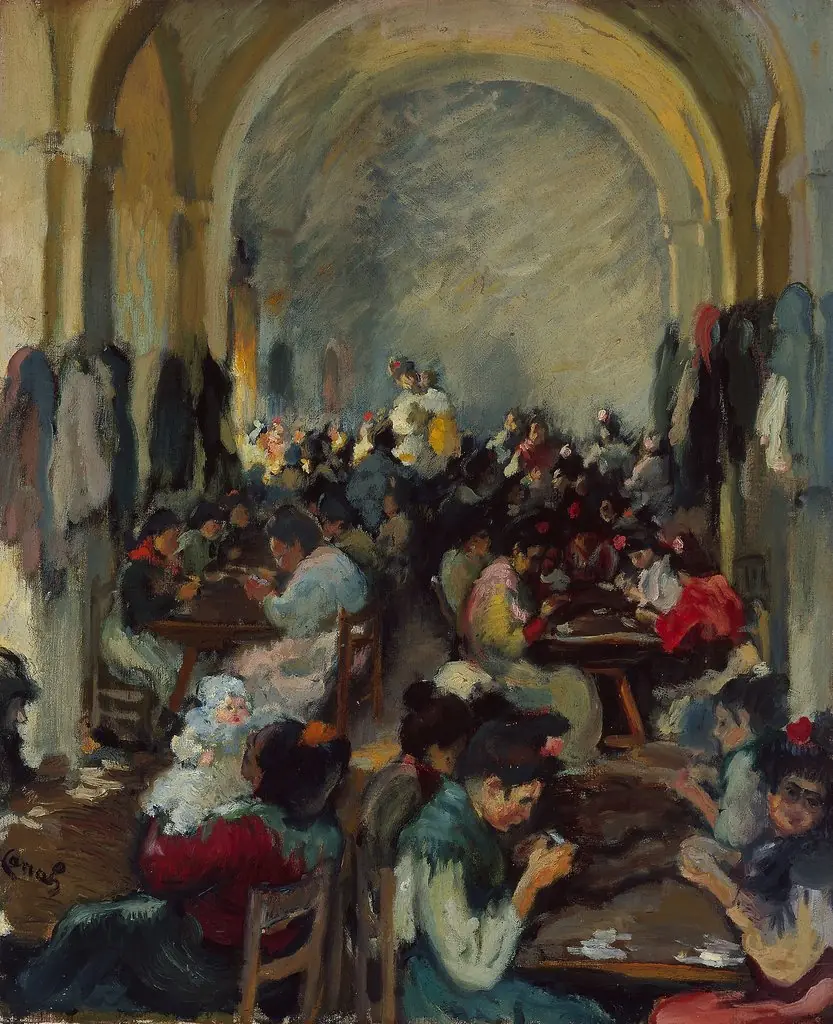 Cigar Making in Seville, by Ricard Canals