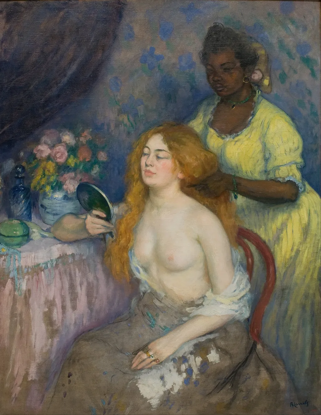 La Toilette, by Ricard Canals, oil, 1903