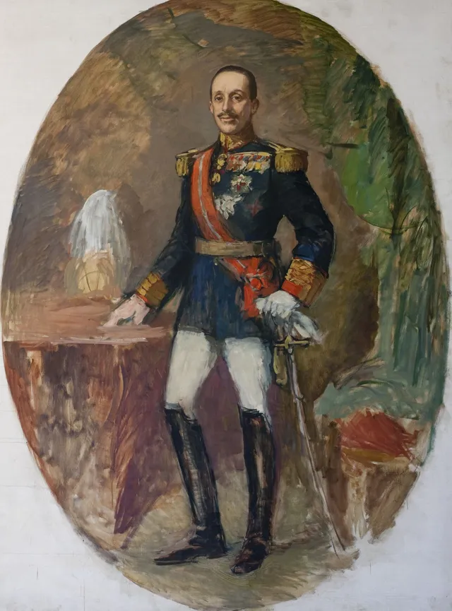 Portrait of the King Alfonso XIII — Colla del Safrà