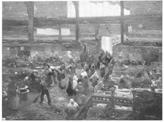 A primera hora del mercat, by Ricard Urgell i Carreras